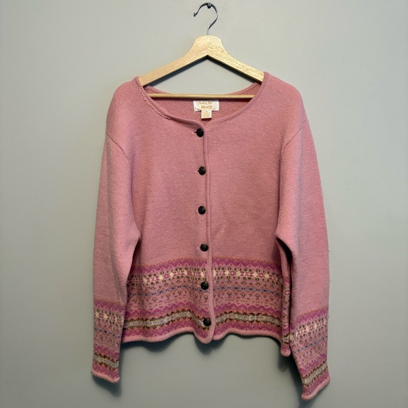 Vintage Tally Ho Cardigan 100% BOILED WOOL Size XL - Picture 1 of 8